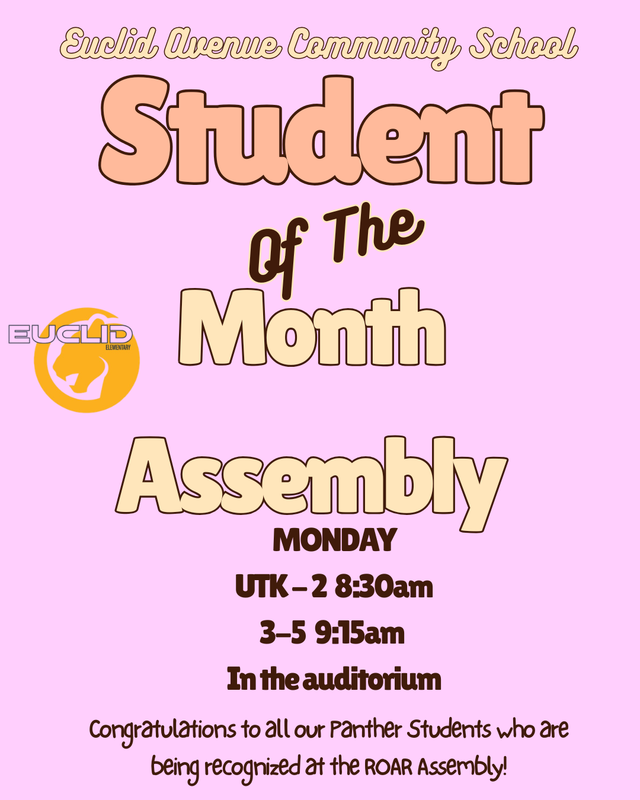 Student of the Month Assembly!