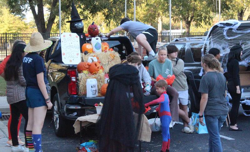 Scene from a previous Trunk or Treat event