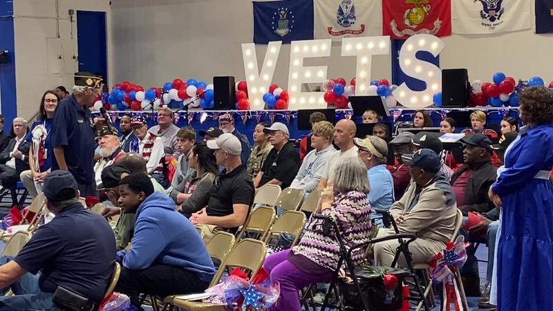 Southeast High School Veterans Day Program 2025 Veterans Speaking