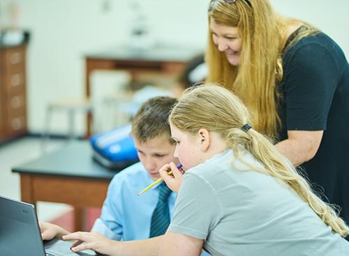 Sixth-grade science at James River Day School