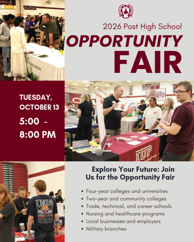 Opportunity Fair Flyer - October 13