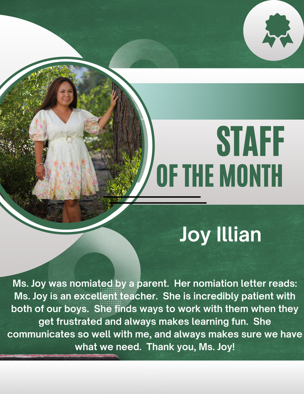 Nov Staff of the Month
