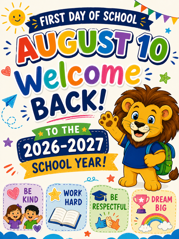 First Day of School 26-27