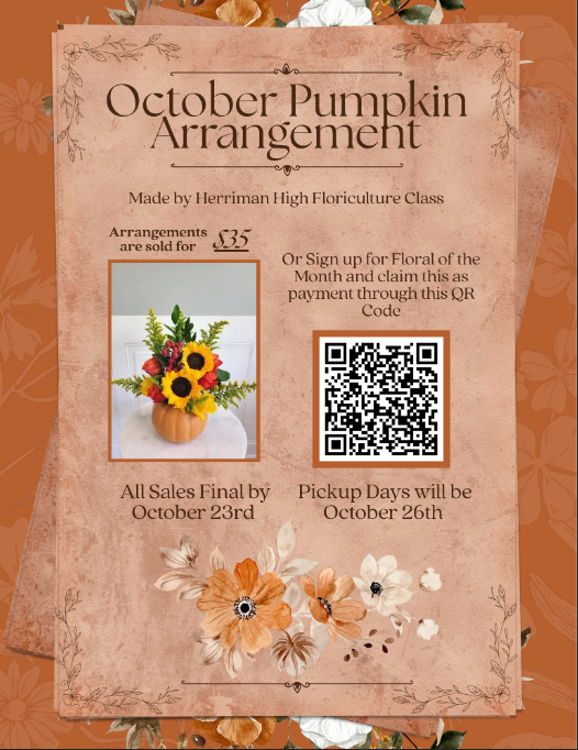 Talk to Ms Torres about ordering a floral arrangement. Cost is thirty-five dollars.