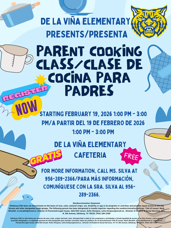 Parent Cooking Class
