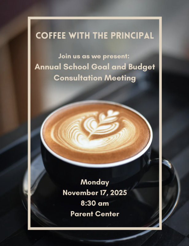 Coffee with the Principal
