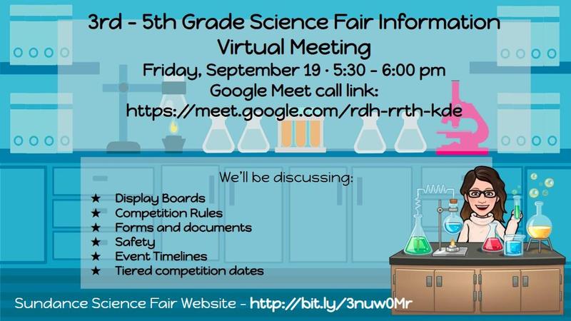 3rd-5th Grade Science Fair Information