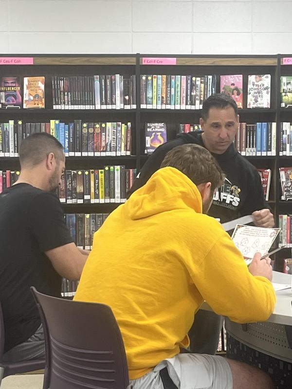 HS staff works to save Santa