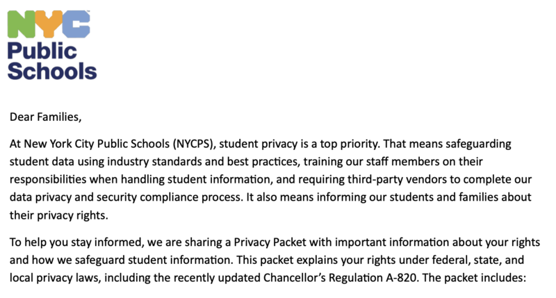 Student Privacy Information Featured Photo