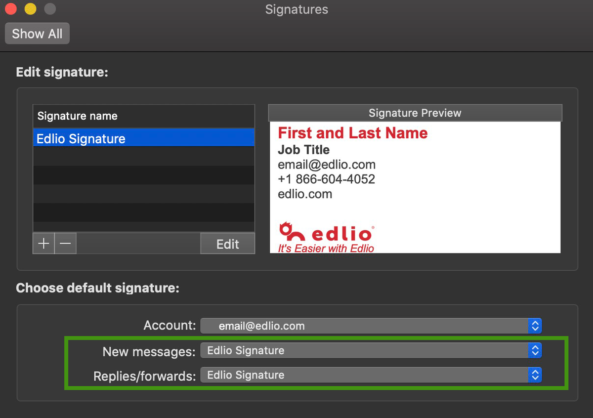 outlook signature