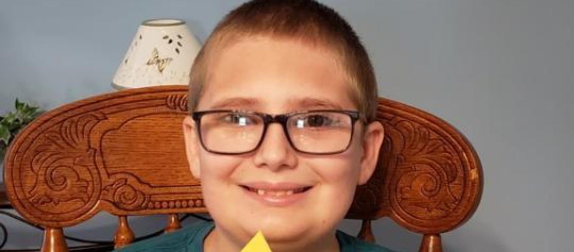 boy smiling for the camera