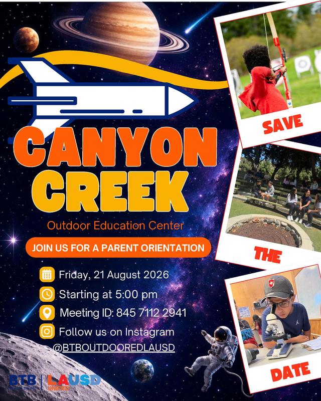 Canyon Creek flyer