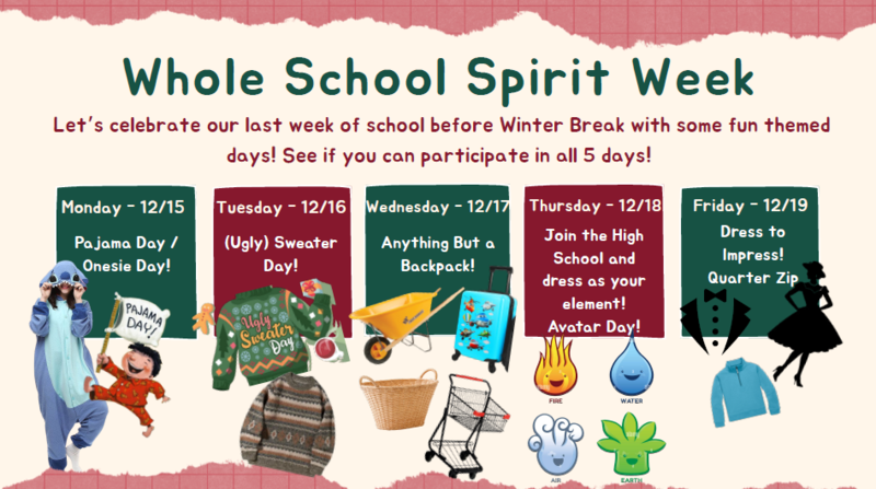 Whole School Spirit Week