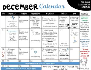 December Calendar