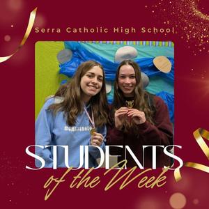 Students of the Week Lauren Bell and Emily Ruperto