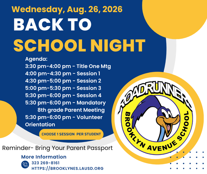 Back to School Night