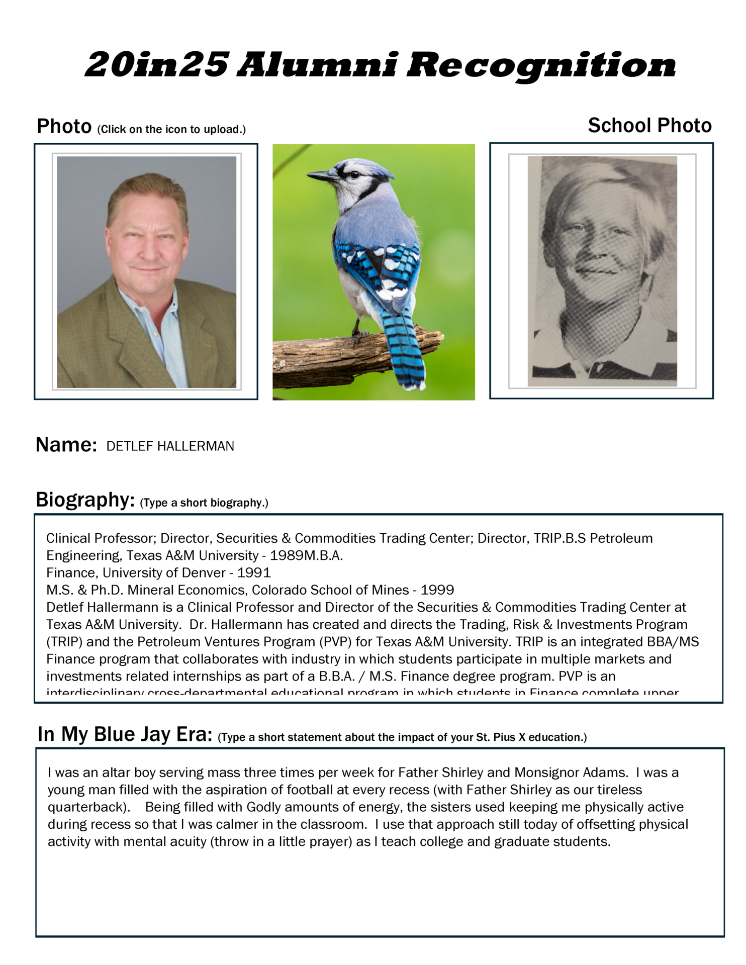 Detlef Hallerman Info