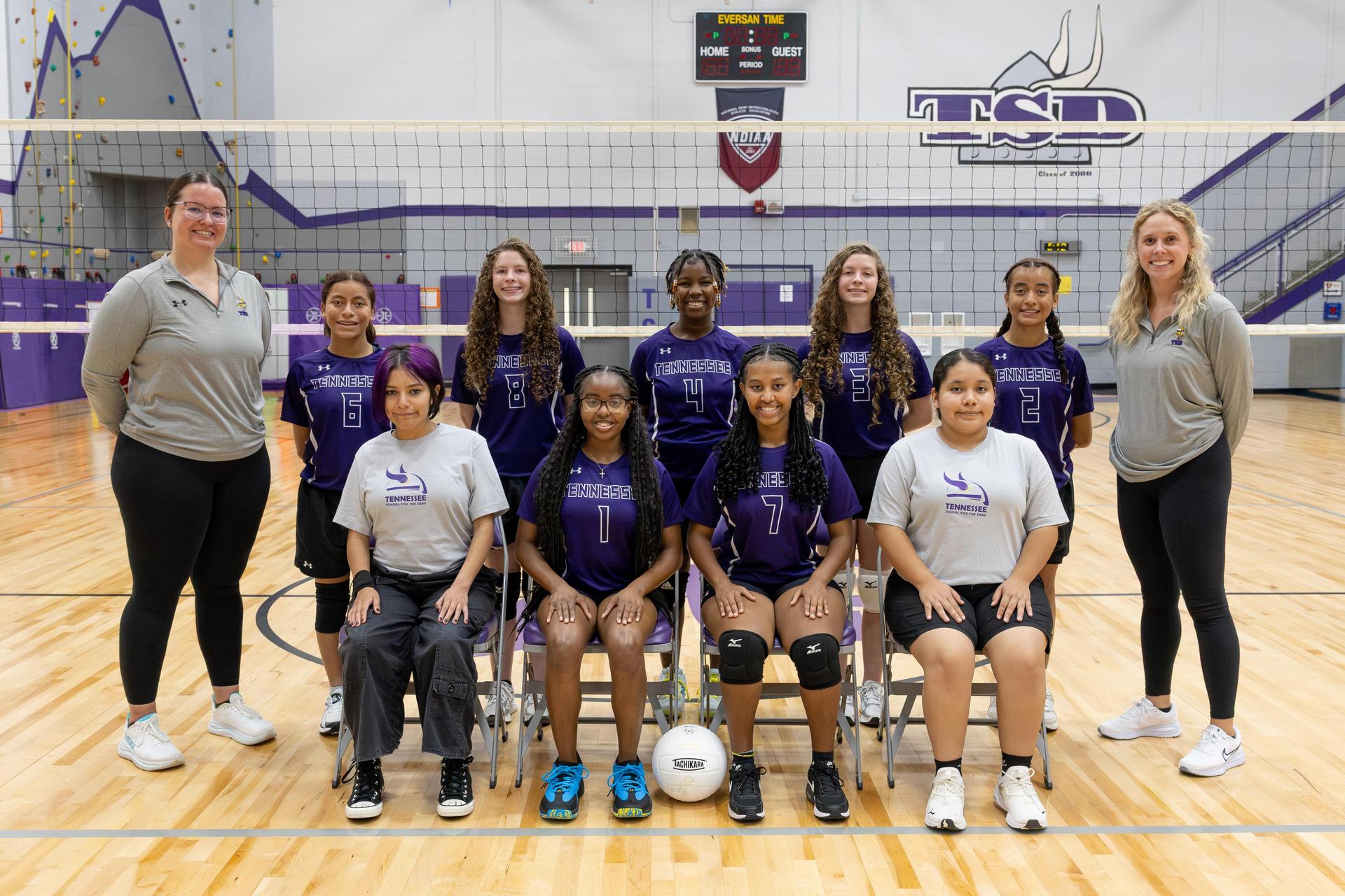 Volleyball Team's Portrait
