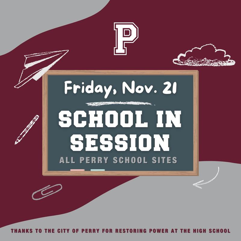 school in session perry ok