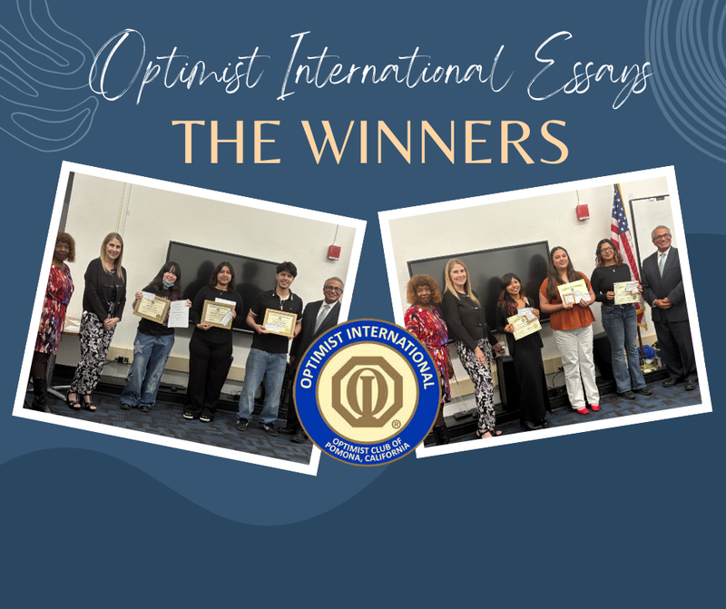 Optimist Winners for Essay Contest - picture for news story