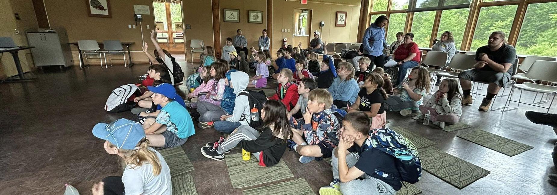 students on a field trip