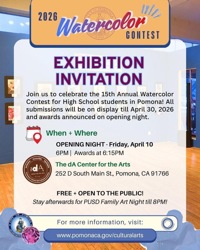 2026 Watercolor Exhibition Invitation - image for post