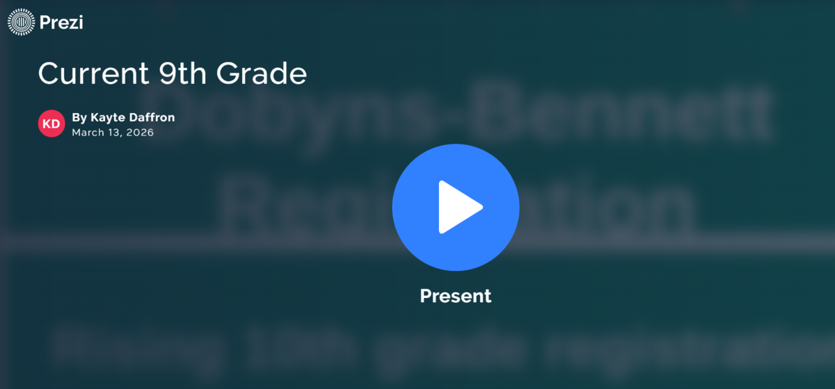 current 9th grade presentation