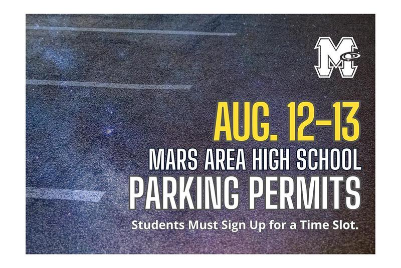 Mars Area High School Parking Permits
