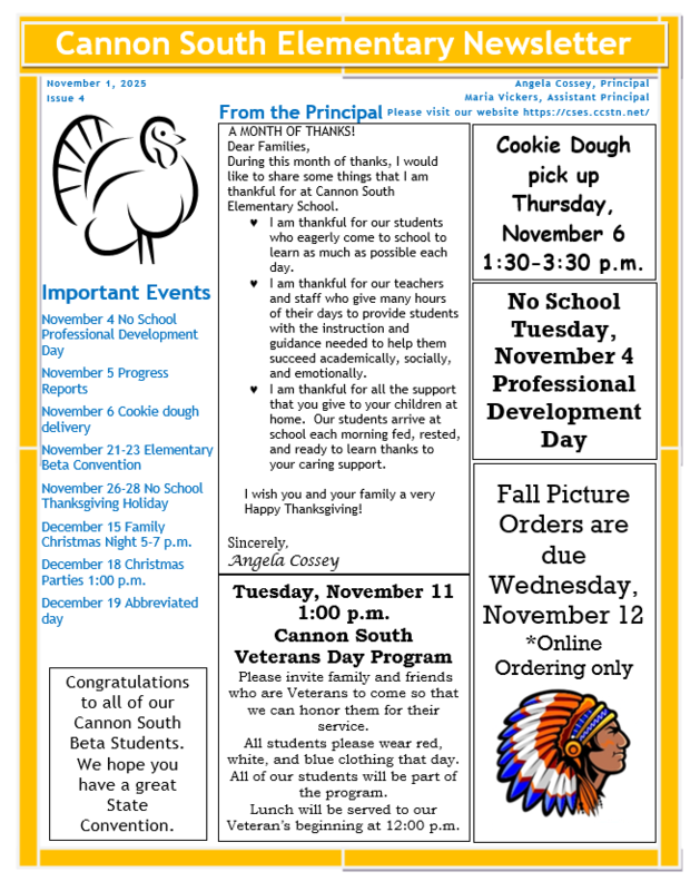 November 2025 Newsletter