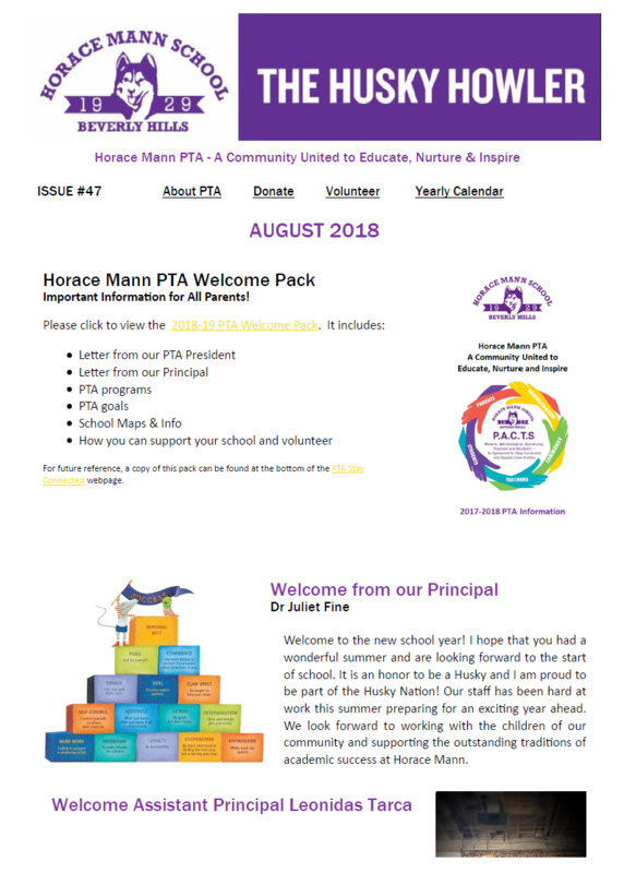 Husky Howler August 2018 Featured Photo