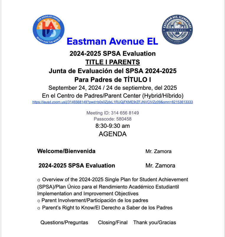 2024-2025 SPSA Evaluation