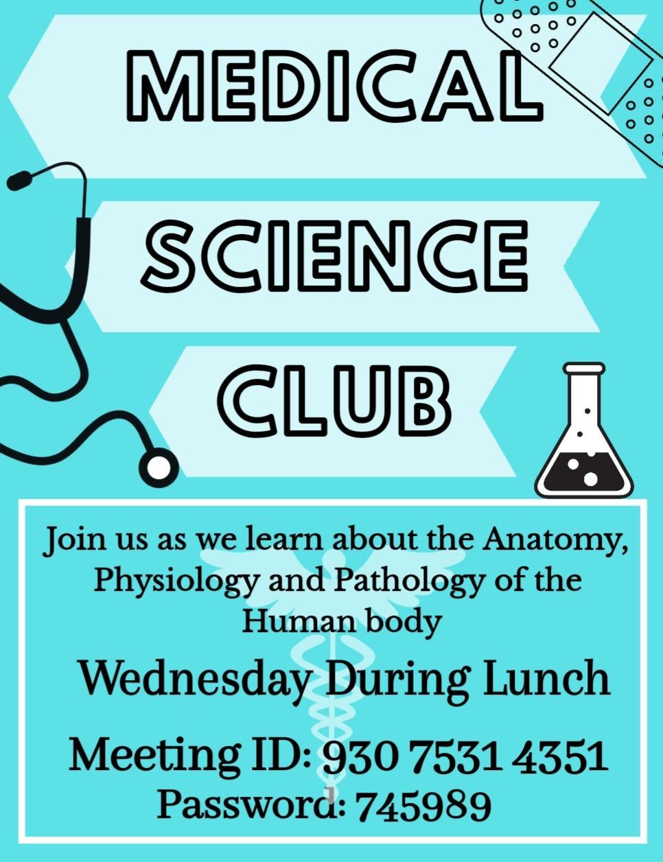 Home Page Medical Science Club Elsinore High School