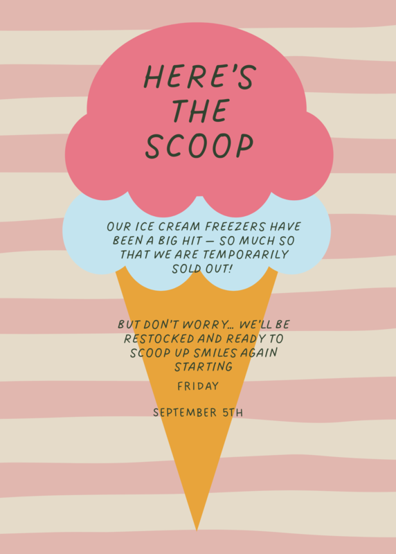 Ice Cream Update!