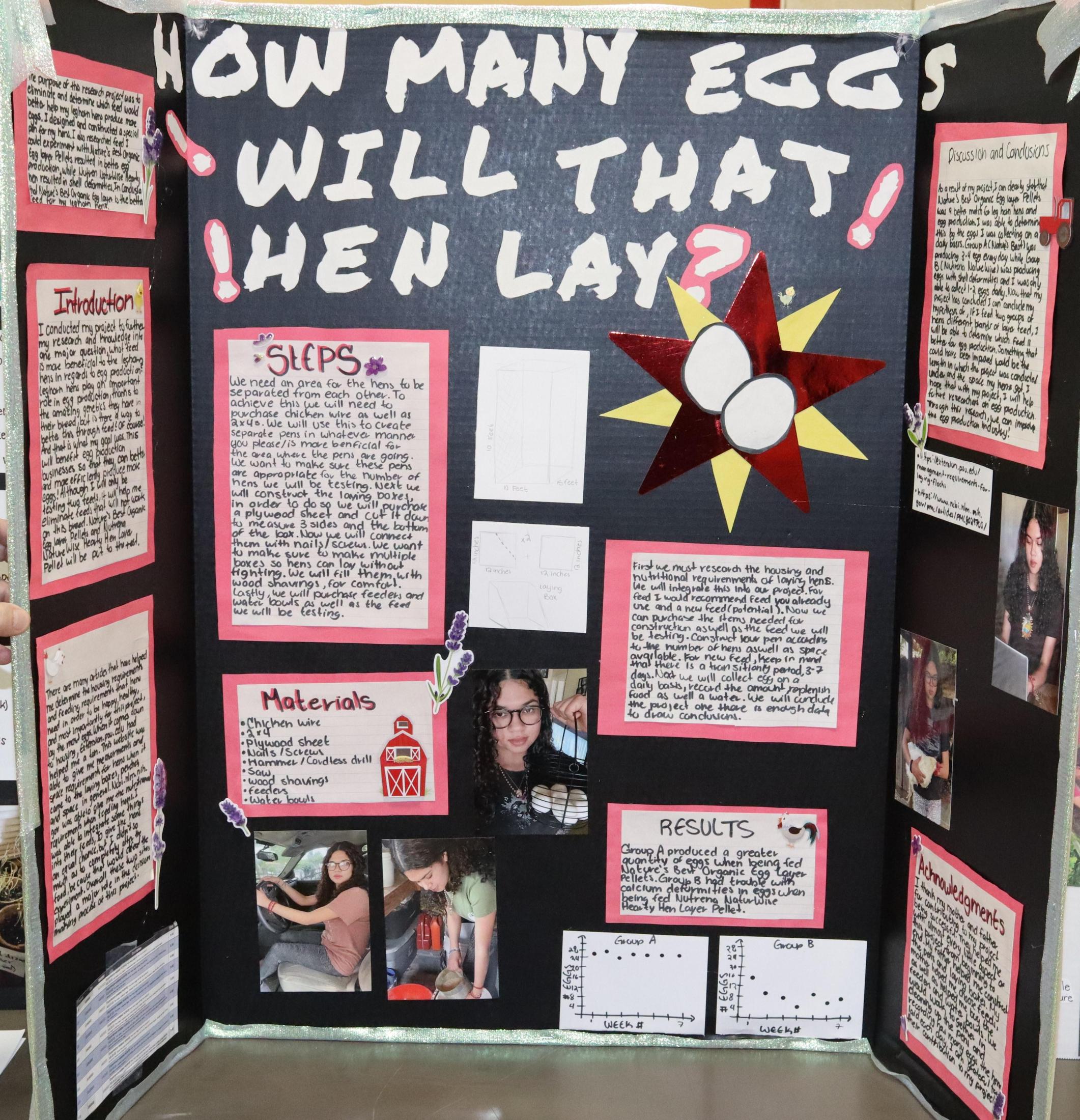 A Supervised Agricultural Experience trifold display