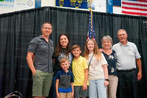 Sarah Denning with Family