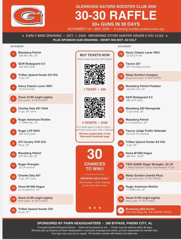30/30 Gun Raffle Tickets On Sale Thumbnail Image
