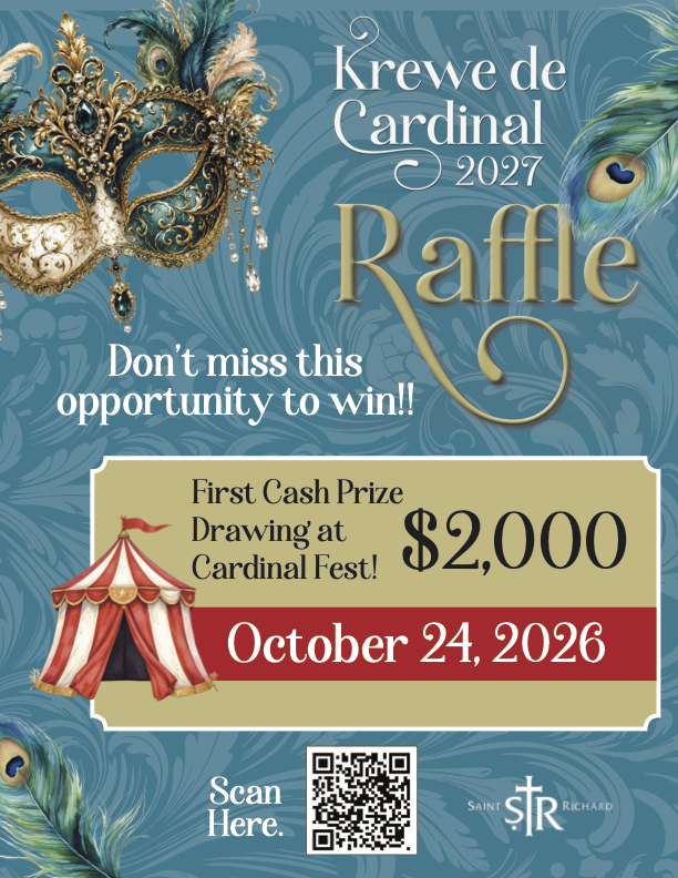 Krewe Raffle - First Cash Prize Drawing - October 24 Featured Photo