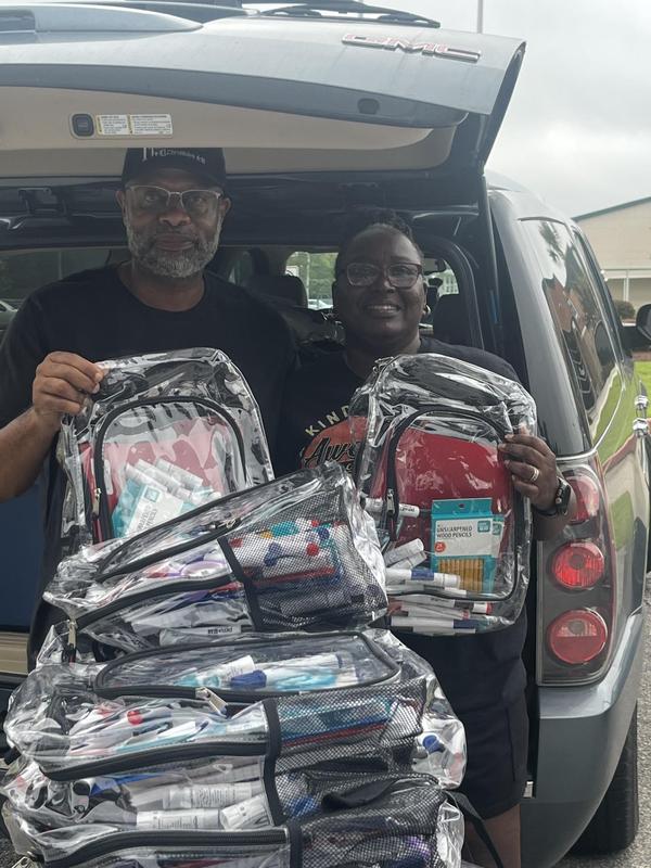 Backpacks from Pilgrim Baptist Church Featured Photo