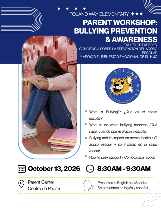 PARENT WORKSHOP: BULL YING PREVENTION & AWARENESS