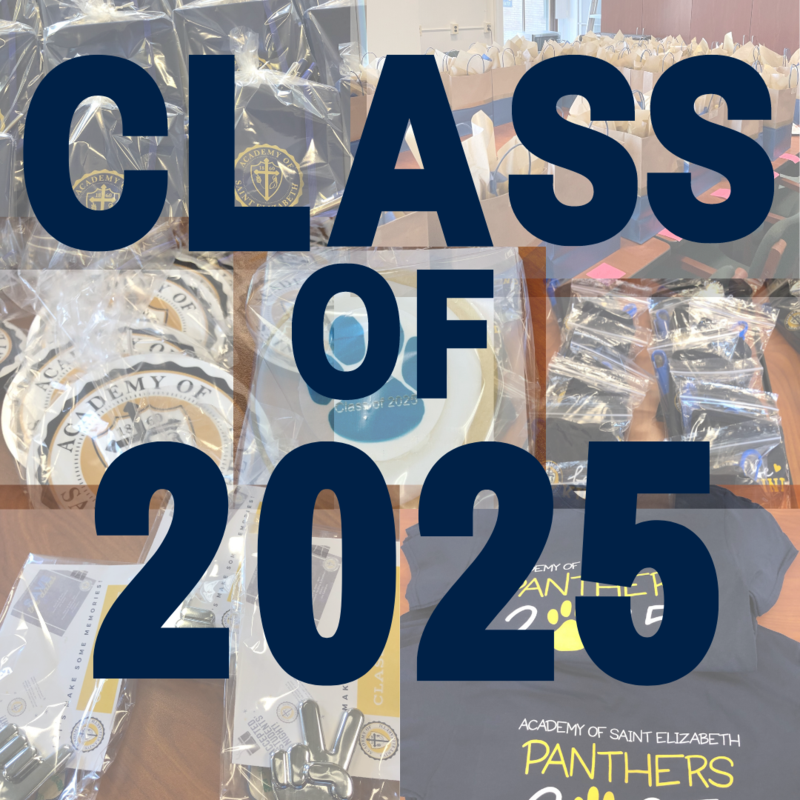 This is a goody bag of Academy swag given to the incoming freshman class.
