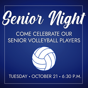 Volleyball Senior Night - October 21