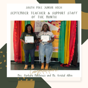 spjhs totm ssotm september 2025