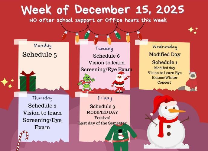 Agenda for this week