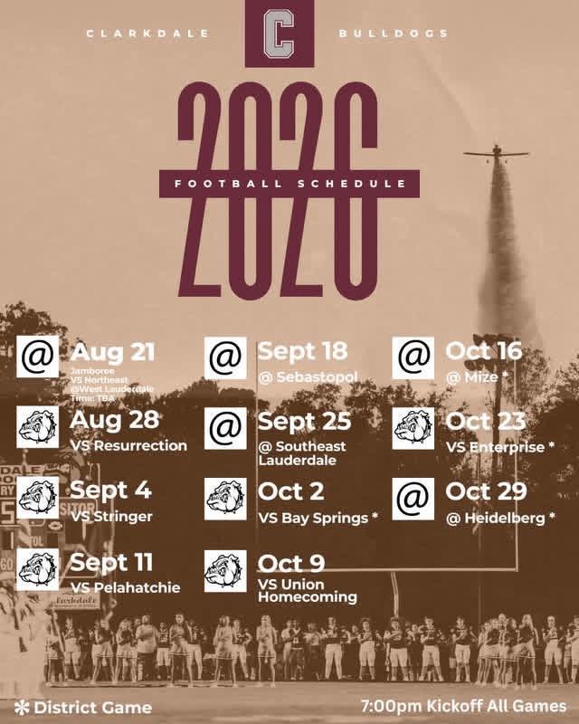 2026 Football Schedule