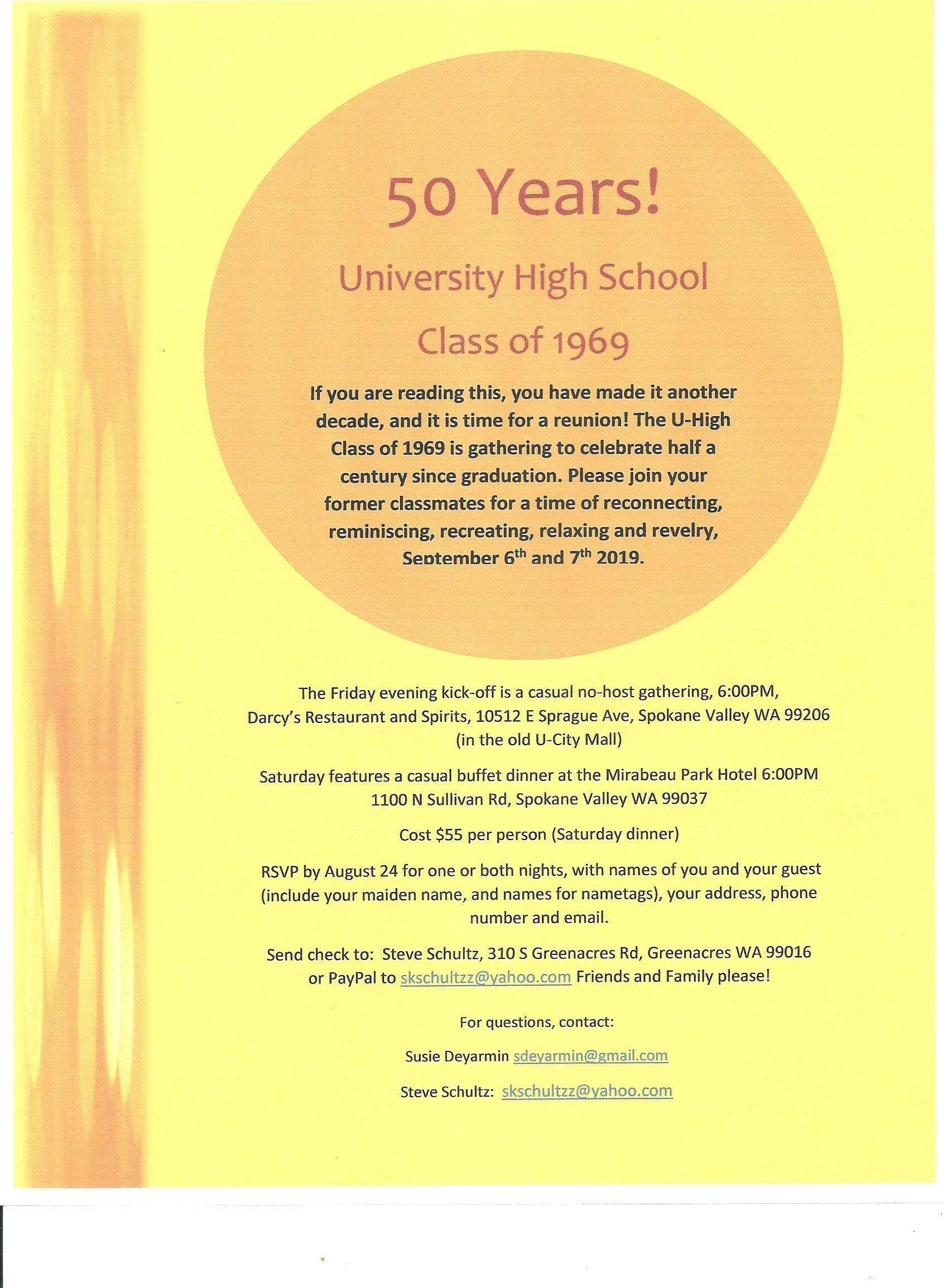Alumni Reunion About Us University High School Alumni Reunion About Us University High School