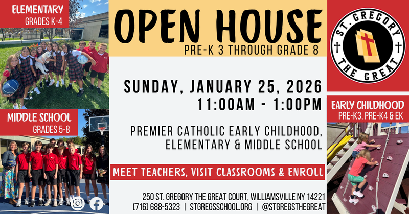 Open House: Sunday, January 25, 2026