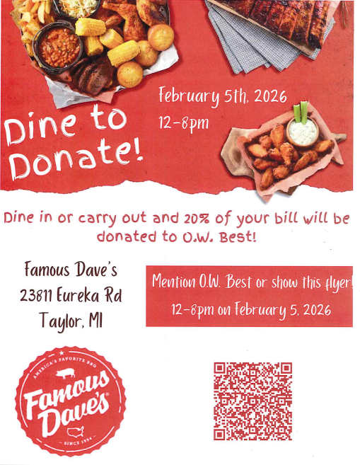 Dine To Donate OW Best Fundraiser Featured Photo