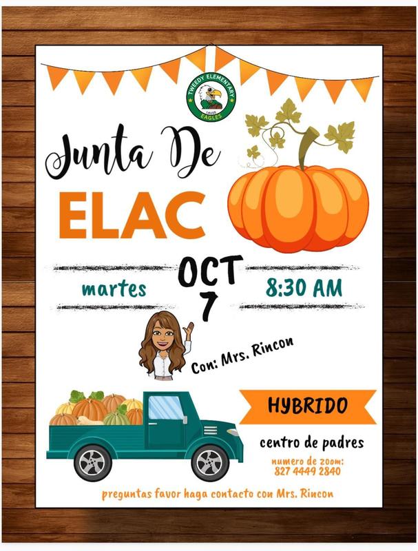 ELAC parent meeting Tuesday