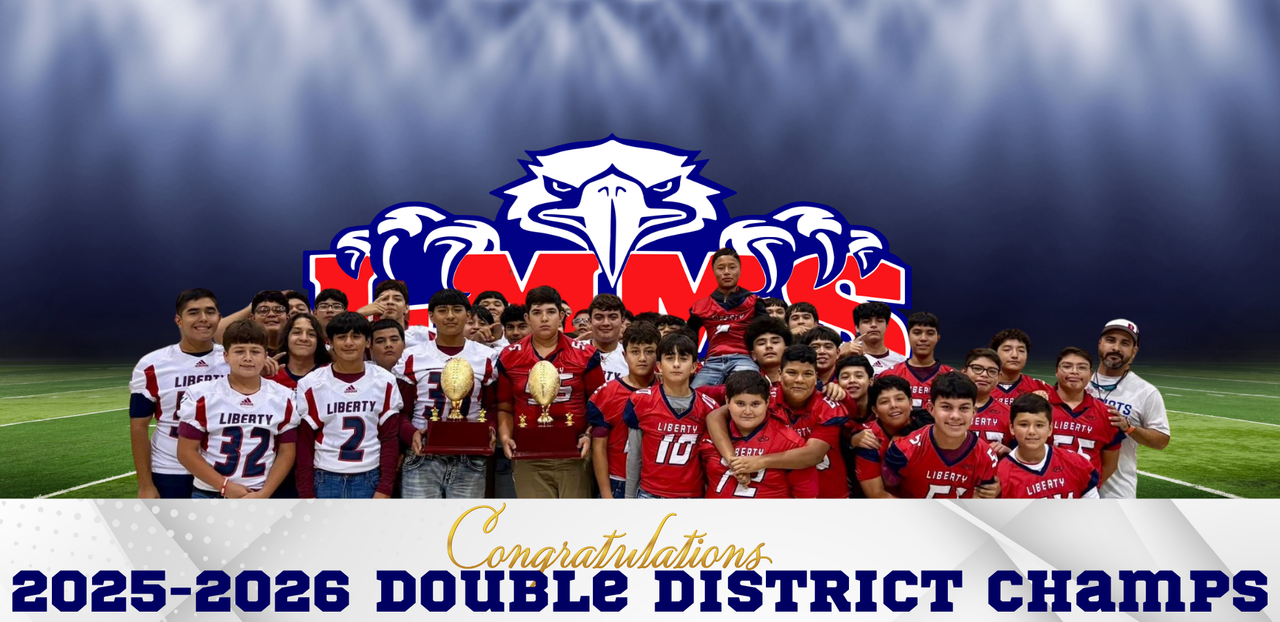 Congratulations 2025-2026 Double District Champs!