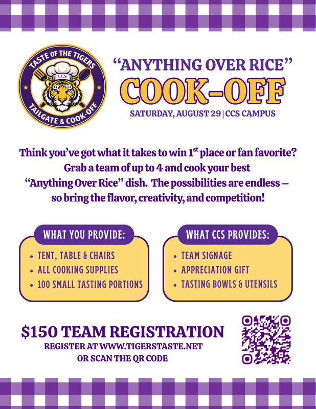 Registration is NOW OPEN for the Taste of the Tigers: “Anything Over Rice” Cook-Off! Featured Photo
